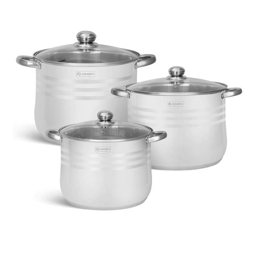 Edenberg 6pcs Cookware set Steel EB-517