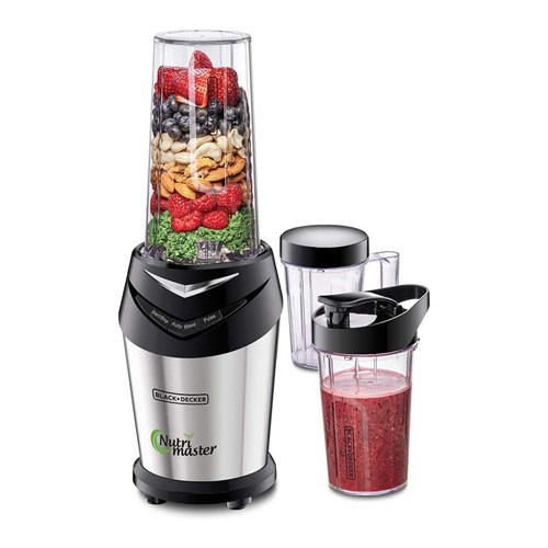 Black+Decker 600W Nutri Master Blender - Powerful Sports Blender NE600-B5