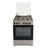 Ramtons 3G+1E 60x55cm Standing Cooker (Silver) RC/706